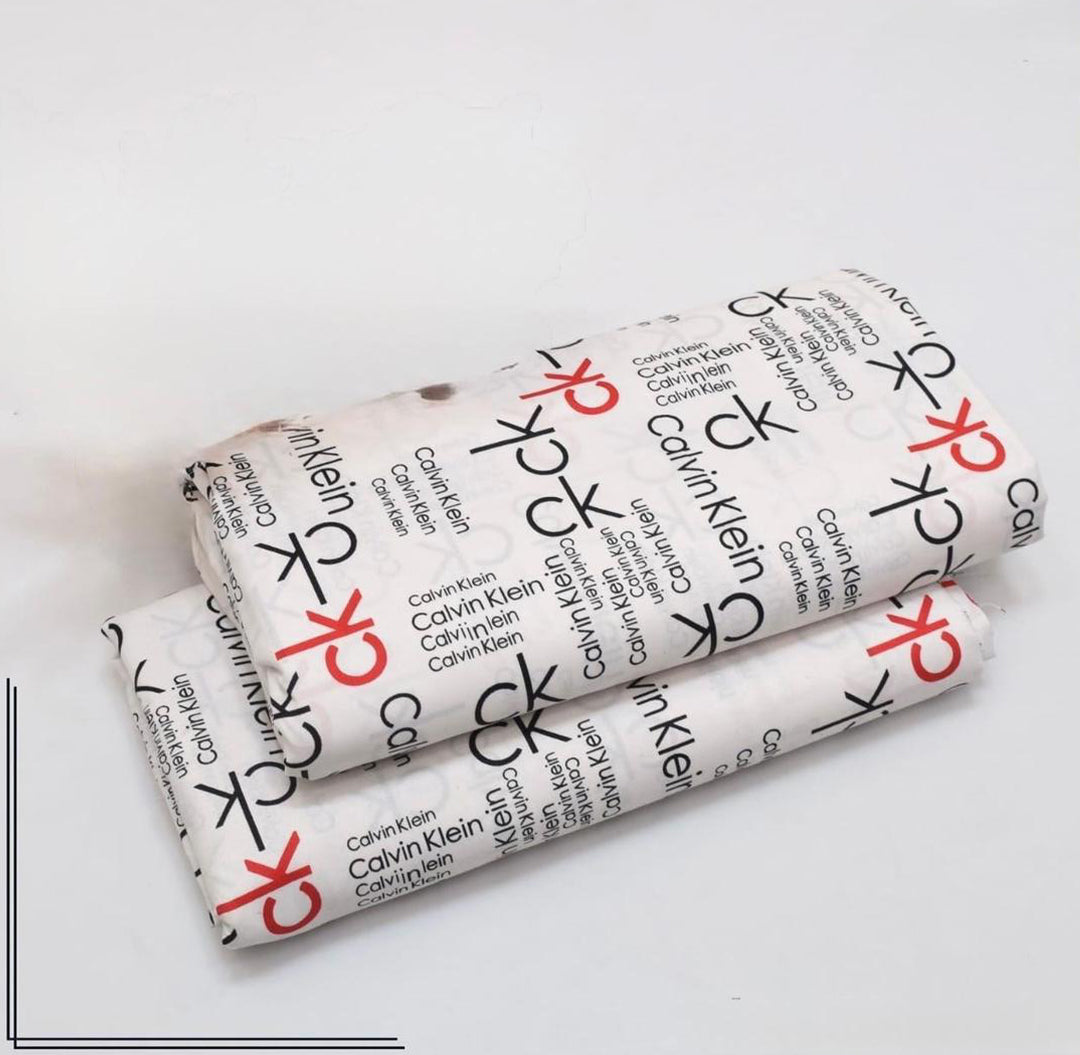 Calvin Klein Printed Unstitched 2PCs